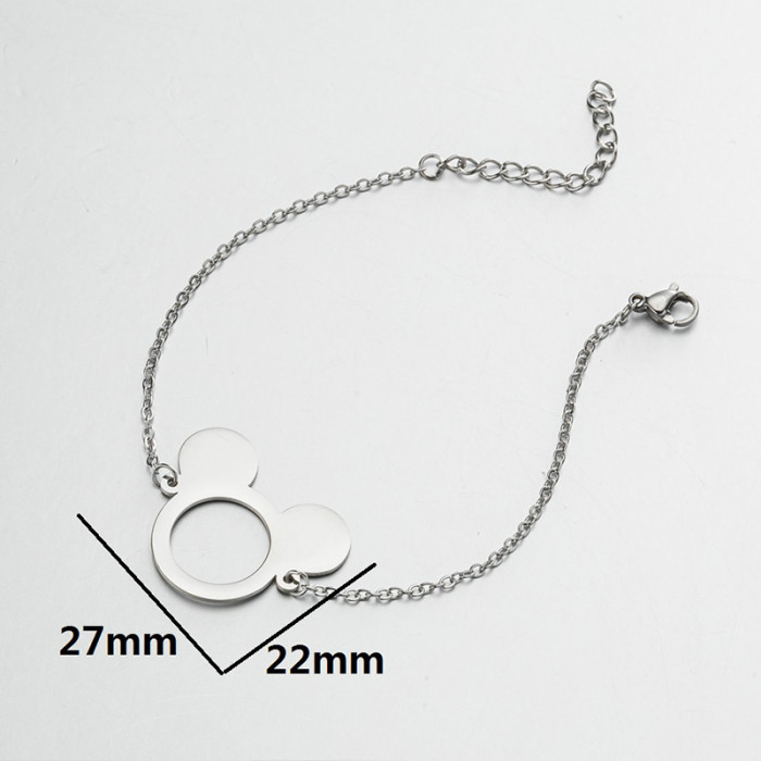 New Women's Mickey Mouse Bracelet Ins Fashion Cute Cartoon Character Bracelet Wholesale