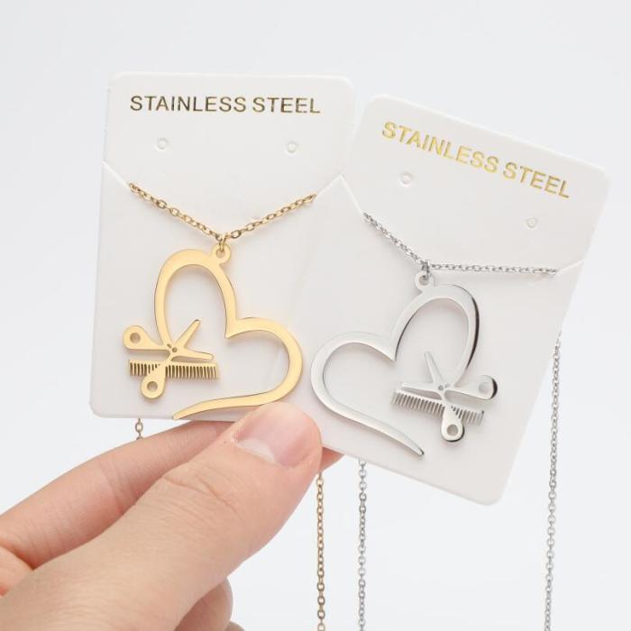 French New Style Pattern Pendant Necklace Fresh Ins Style Clavicle Chain Design Fashion Personality Temperament Necklace