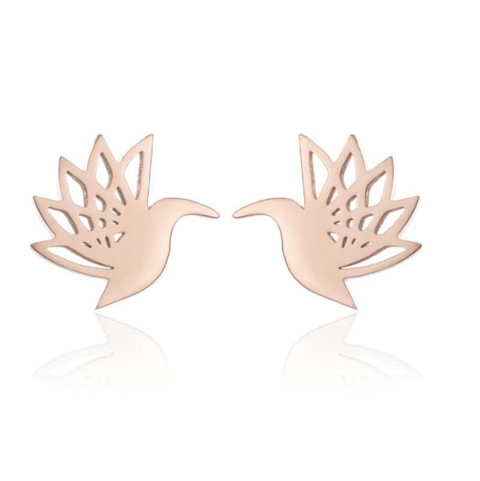 Earrings for Women Simple Stainless Steel Ghost Batman Earrings Small Animal Umbrella Moon Star Earrings Wholesale