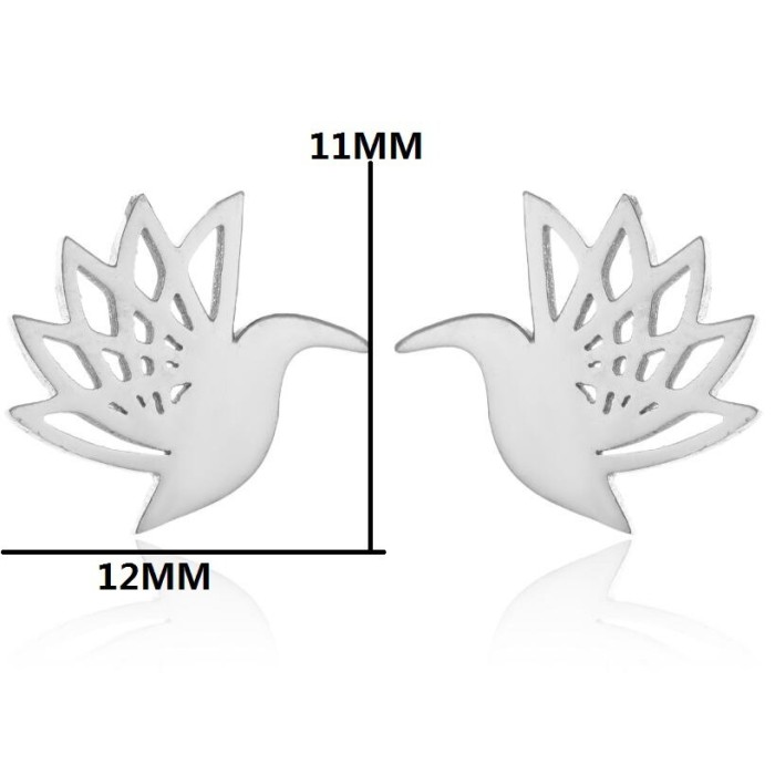 Earrings for Women Simple Stainless Steel Ghost Batman Earrings Small Animal Umbrella Moon Star Earrings Wholesale