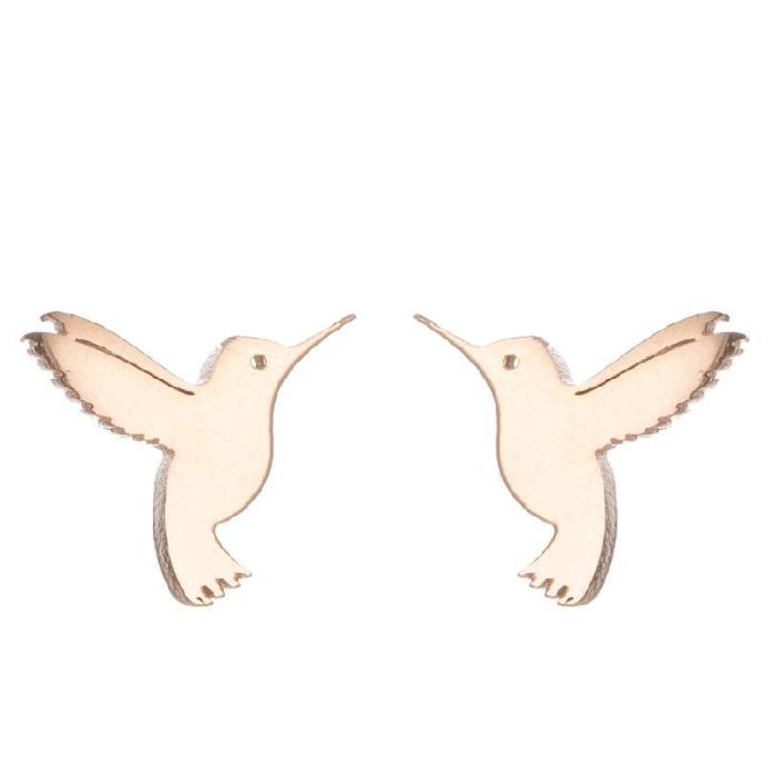 Foreign Trade Earrings New Ins Style Temperament Bear Stud Earrings Fashion Korean Retro Swan Rabbit Ear Bone Studs