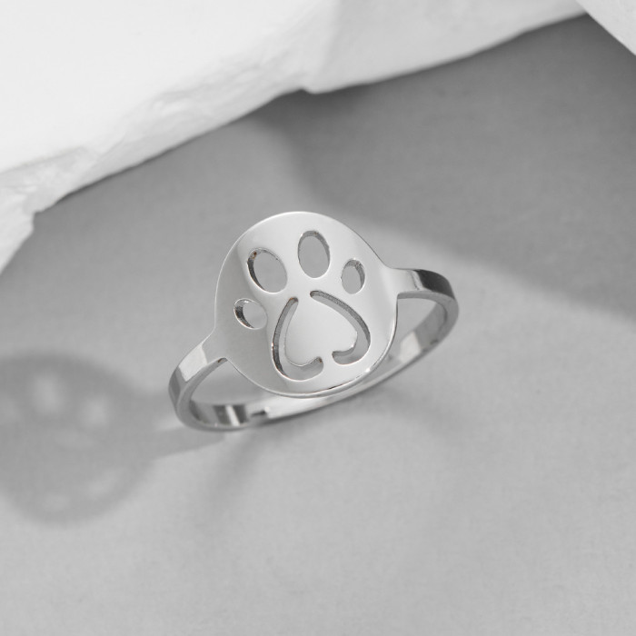 Stainless Steel Ring for Women, Niche Light Luxury Cute Small Animal Turtle Penguin Rabbit Bat Butterfly Open Ring