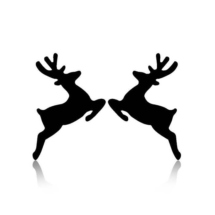 European and American Small Accessories Fashion Reindeer Christmas Tree Asymmetric Earrings Christmas New Year Gifts In Stock Wholesale