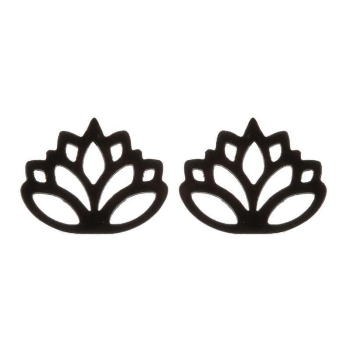 Korean Style Women's Mori Style Fresh Leaf Snowflake Weekly Earrings Ins Style Best Friend Simple Niche Ear Bone Studs