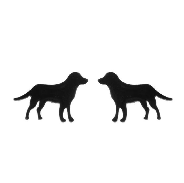 Korean Small Animal Earrings Ins Female Fashion New Cute Pet Dog Earrings Niche Design In Stock Wholesale