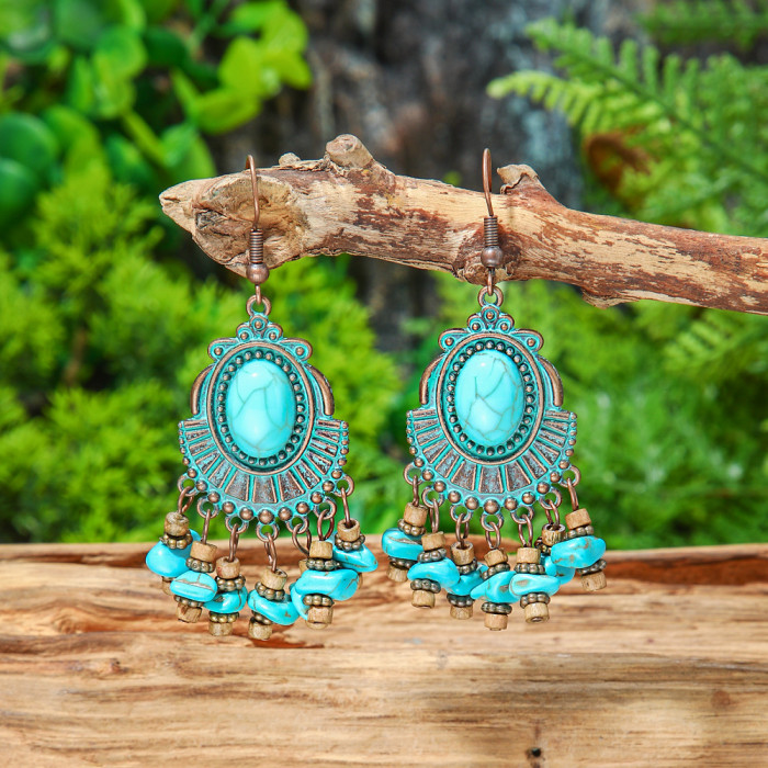 Original Design Handmade Woven Tassel Earrings Bohemian Bestsellers Vintage Long Vacation Earrings