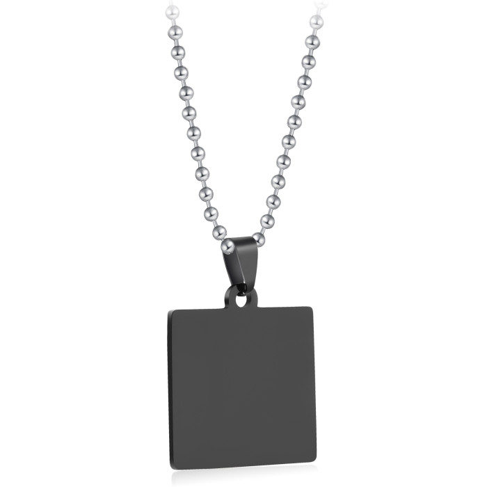 Manufacturer Wholesale Dog Tag Laser Animal Shape Pet Military Tag Stainless Steel Three-Color Blank Military Tag Pen...