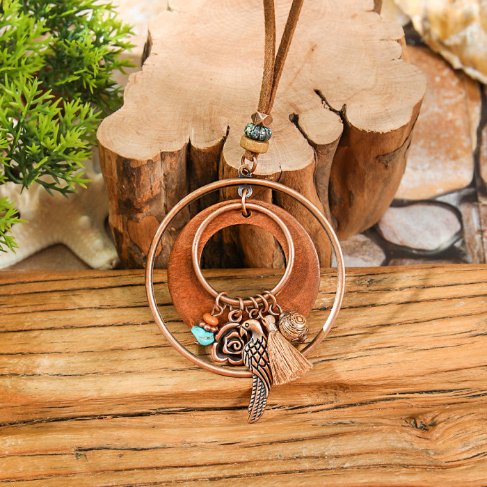 Hot-Selling Jewelry Set Ethnic Style Creative Leopard Necklace Personality Versatile Bracelet Earrings Wholesale