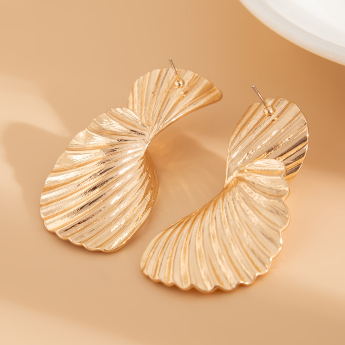 Jewelry Light Luxury Style Irregular Alloy Earrings Fashionable Geometric Earring Set New Model, Jewelry Sets