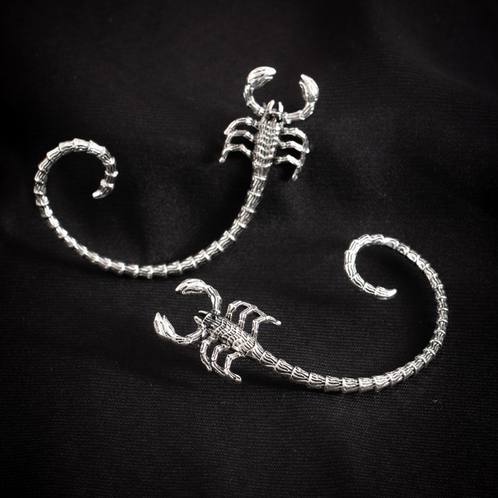 Jewelry Punk Dark Scorpion Outline Earrings Sweet Cool Personality Animal Scorpion Ear Cuff Ear Hook