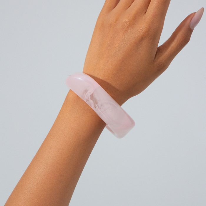 Europe and America Cross Border Ornament Exaggerated Design Polygon Translucent Bracelet Vintage Imitation Hawksbill...