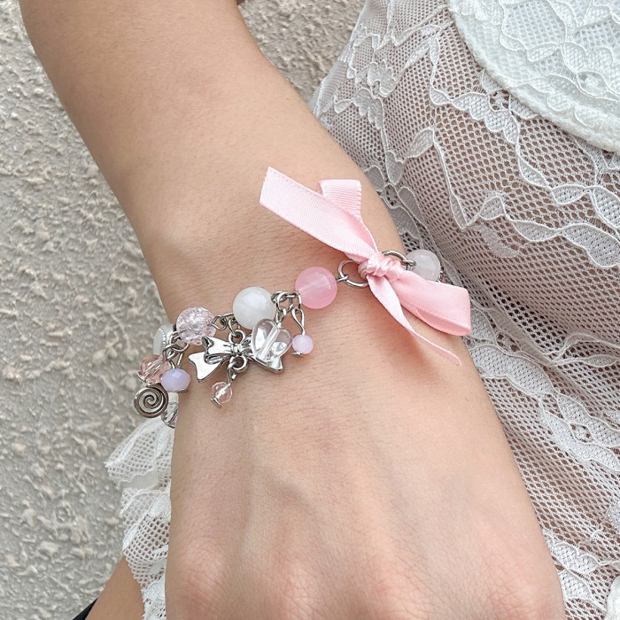 Jewelry Ocean Vacation Style Starfish Versatile Set Hand Accessories Fresh Pearl Alloy Necklace
