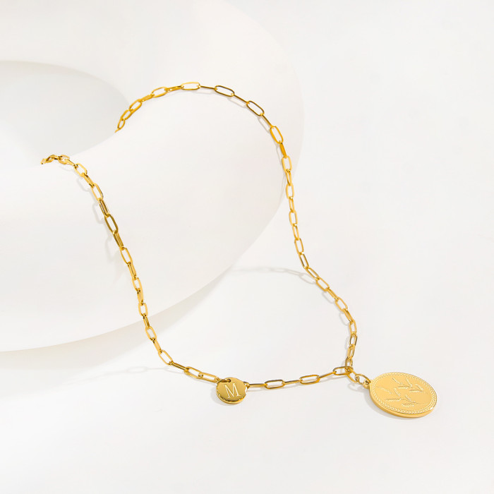 Fashion Simple Hot-Selling Niche Elegant Women's Necklace Titanium Steel Light Luxury Collarbone Chain Jewelry Wholesale