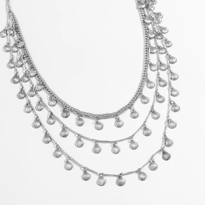 Fashion Accessories Fashion Retro Star Waist Chain Metal Street Style Multi-Layer Pants Chain, Necklaces