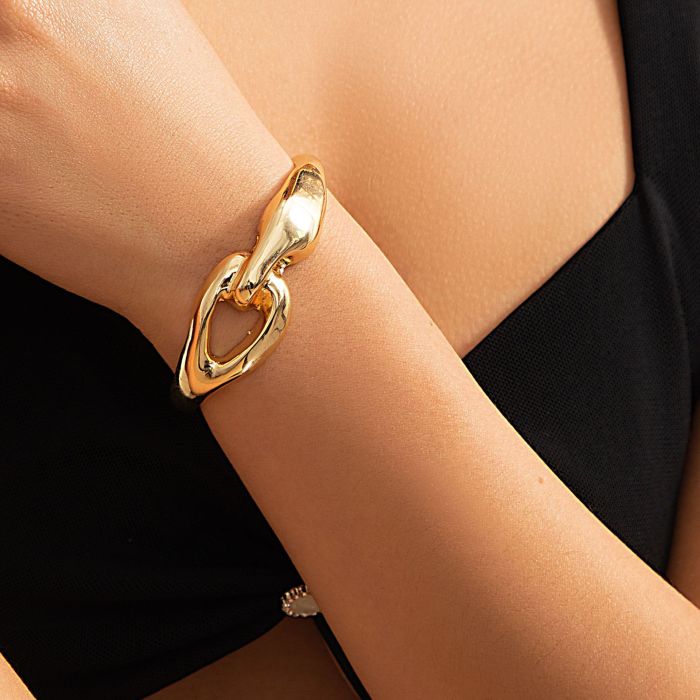 Punk Style Abstract Choker for Women, Unique Metal Buckle Geometric Sweet Cool Style Collarbone Chain Choker Jewelry,...