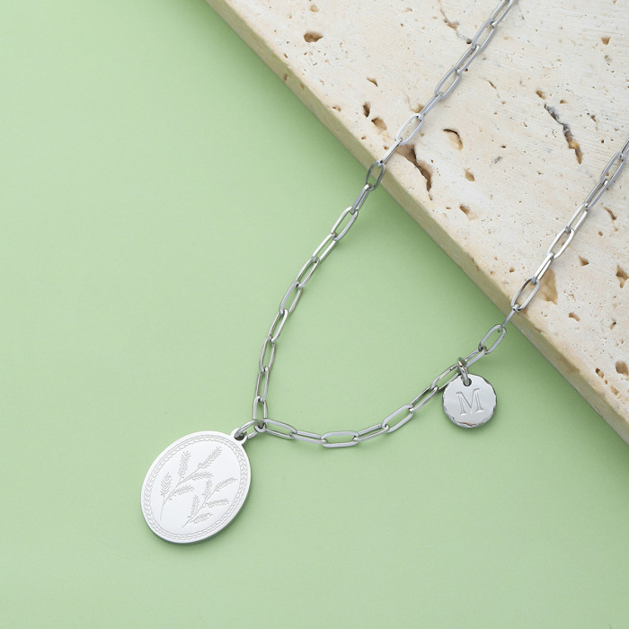 Fashion Simple Hot-Selling Niche Elegant Women's Necklace Titanium Steel Light Luxury Collarbone Chain Jewelry Wholesale