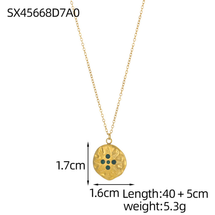 Creative Fashion Chain Necklace Jewelry for Women, High-End Simple Personality Multi-Layer Stacked Collarbone Chain