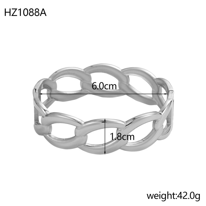 Hot-Selling Stainless Steel Bracelet Women's Basic Commuting Versatile Bracelet Jewelry Wholesale