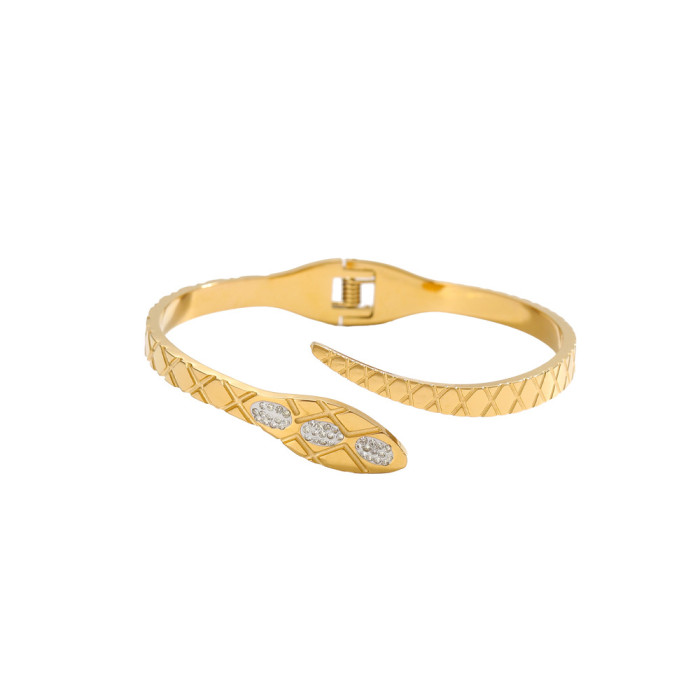 European and American Cross-Border INS Style Light Luxury High-End Stainless Steel Bracelet Jewelry Wholesale