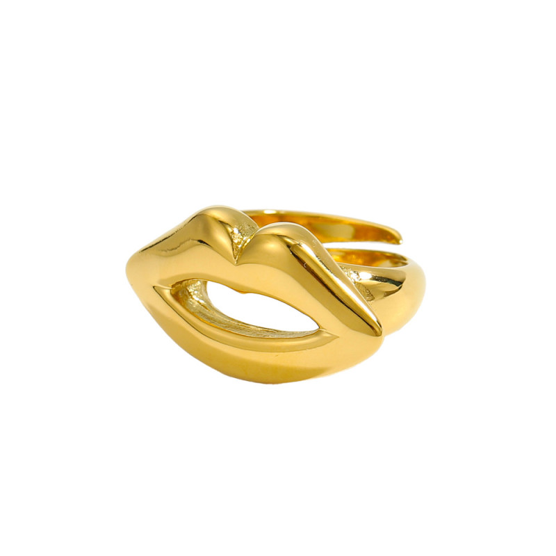 Trendy Stainless Steel Rings from Europe and America, Minimalist Style, Niche Design, Ins Fashion, Personalized Gold Rings, Jewelry Wholesale