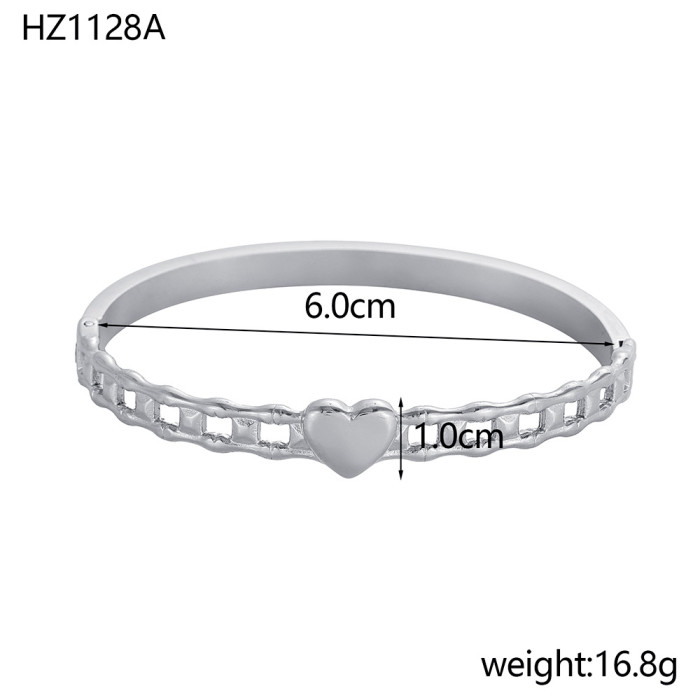 Hot-Selling Ocean Style Stainless Steel Open Bracelet Summer Beach Shell Starfish Conch Crab Bracelet