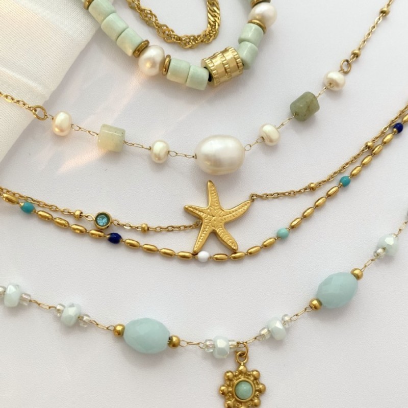 European and American Cross-Border Hot-Selling New Product Rice Bead Multi-Layer Stacked Women's Bracelet Jewelry Wholesale