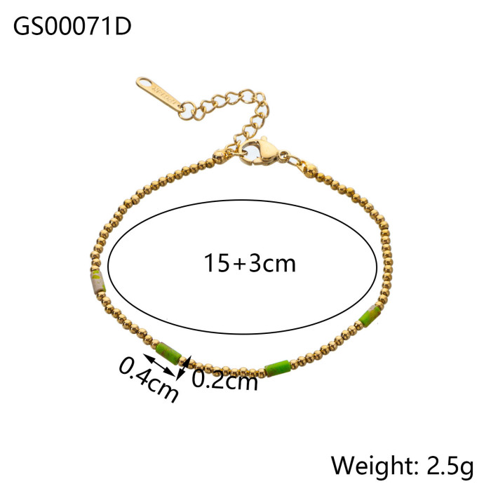 New Chinese Style Fashion Light Luxury Women's Ins Style Travel Vacation Bracelet Jewelry Wholesale