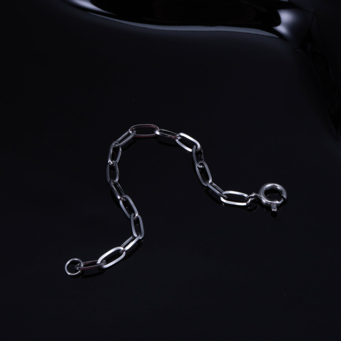 Plated Stainless Steel Simple Women's Figaro Chain Box Chain Braided Chain Bracelet Jewelry Wholesale, Necklaces