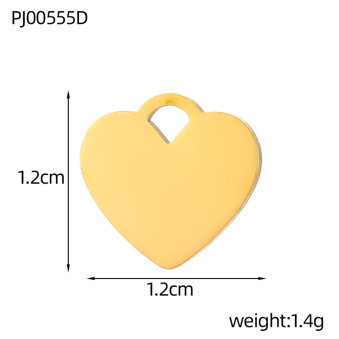 Hot-Selling Light Luxury Versatile Stainless Steel Oil-Drip Fruit Accessories Handmade Bracelet Necklace DIY Pendant