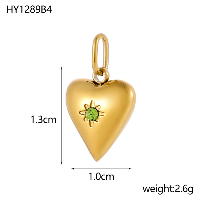 Amazon Hot Sale Heart Zircon Collarbone Chain INS Style Simple Luxury Niche Design Jewelry Necklace for Women