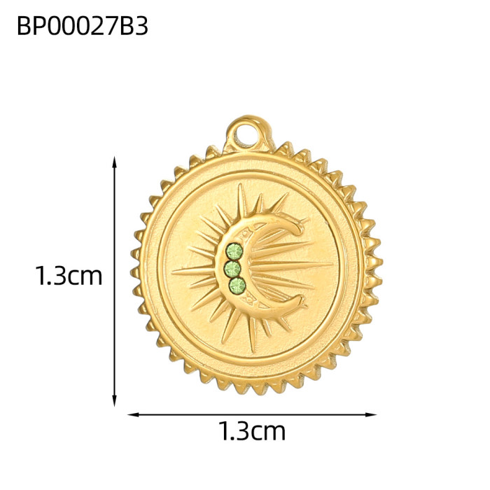 European and American Cross-Border Hot-Selling Fashion Simple Light Luxury Versatile Stainless Steel Animal Plant DIY Accessories Jewelry Wholesale