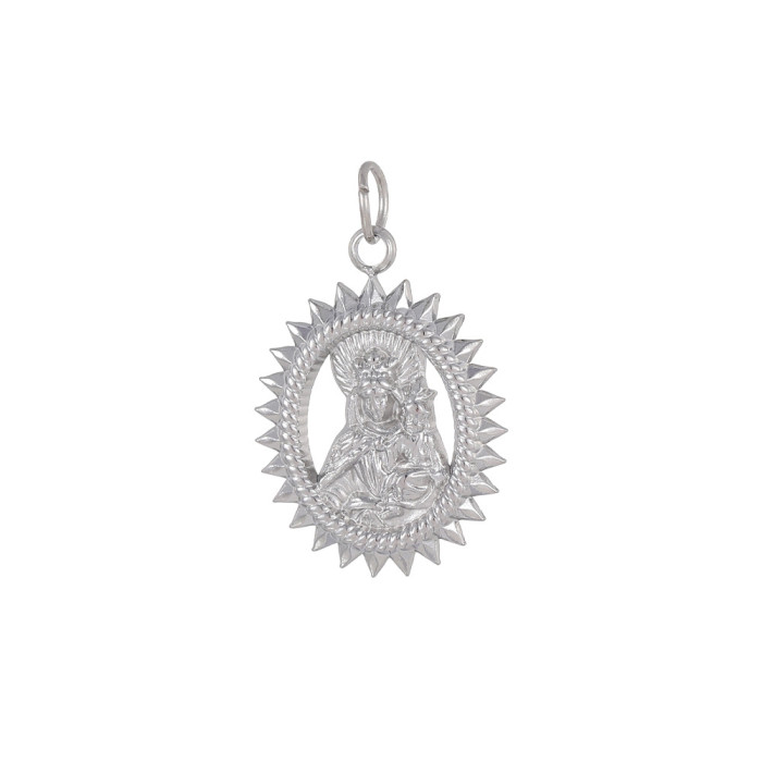 French Style Stainless Steel DIY Pendant for Women Stainless Steel Virgin Mary Statue Pendant Religious Accessories J...