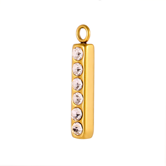 Hot Selling Handmade DIY Jewelry Accessories Stainless Steel Stone-Inlaid Pendant Accessories Jewelry Wholesale, Ne...