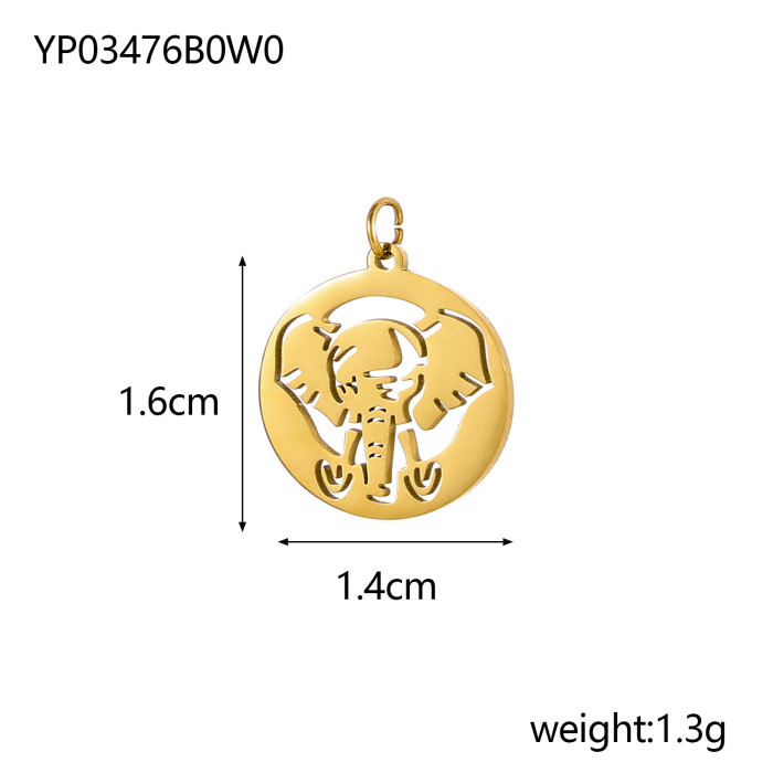 Hot Selling Electroplated Color-retaining Animal Accessories Small Pendant DIY Jewelry Hanging Accessories Earrings B...