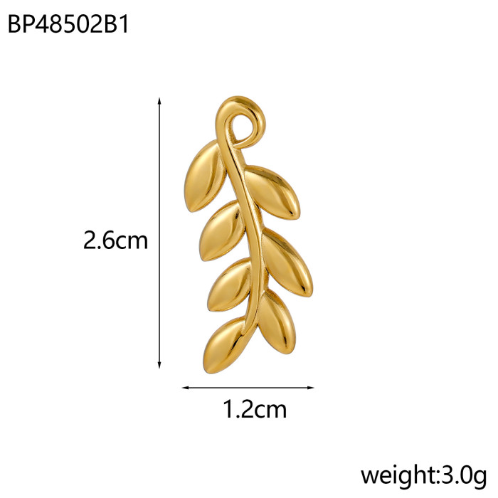 Hot Selling DIY Hair Accessories Leaf Pineapple Geometric Pendant Earrings Pendant Jewelry Wholesale