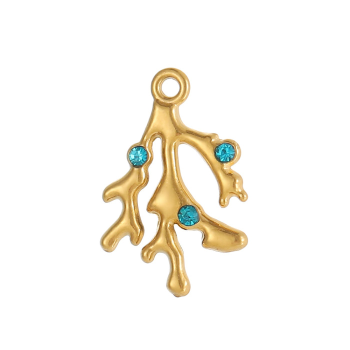 Cross-Border Ocean Shell Fish Tail Octopus Handmade Micro Inlay DIY Accessories Exquisite Simple Versatile Niche Accessories Wholesale