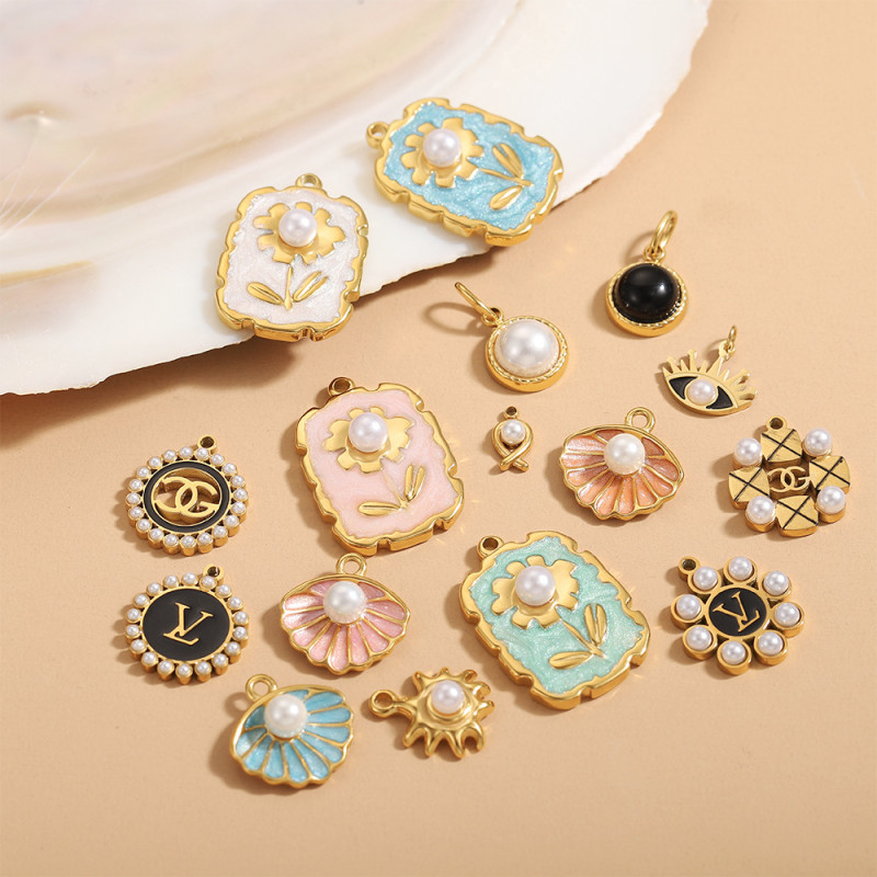 Cross-Border Hot Selling Ocean Small Creatures Pendant DIY Handmade Jewelry Bracelet Necklace Earring Accessories Wholesale