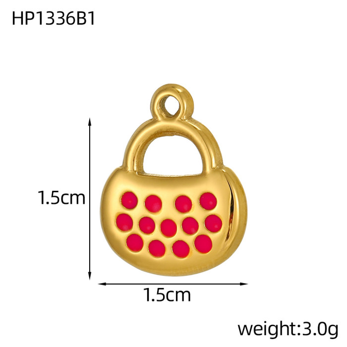 Hot-Selling Fashion Simple Light Luxury Stainless Steel Zircon DIY Geometric Accessories Jewelry Wholesale