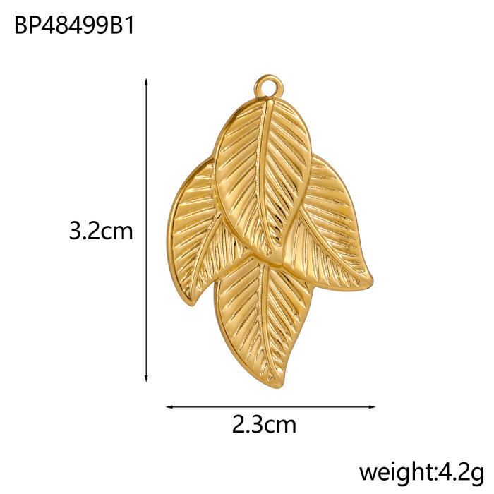 Hot Selling DIY Hair Accessories Leaf Pineapple Geometric Pendant Earrings Pendant Jewelry Wholesale