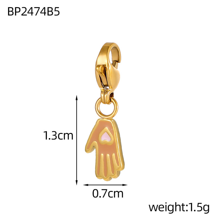European and American Cross-Border Trend Micro-Inlaid Zircon Star Moon Pendant Accessories Handmade Necklace Bracelet Earrings Versatile Pieces
