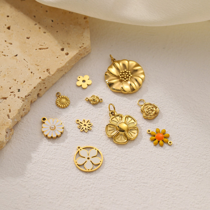Hot Selling Petal DIY Jewelry Accessories Niche Design Bracelet Necklace Accessories Jewelry Wholesale