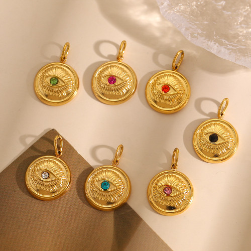 European and American INS Style Personality Niche Hot-Selling Pendant Stainless Steel Plated Geometric Jewelry Accessories Wholesale