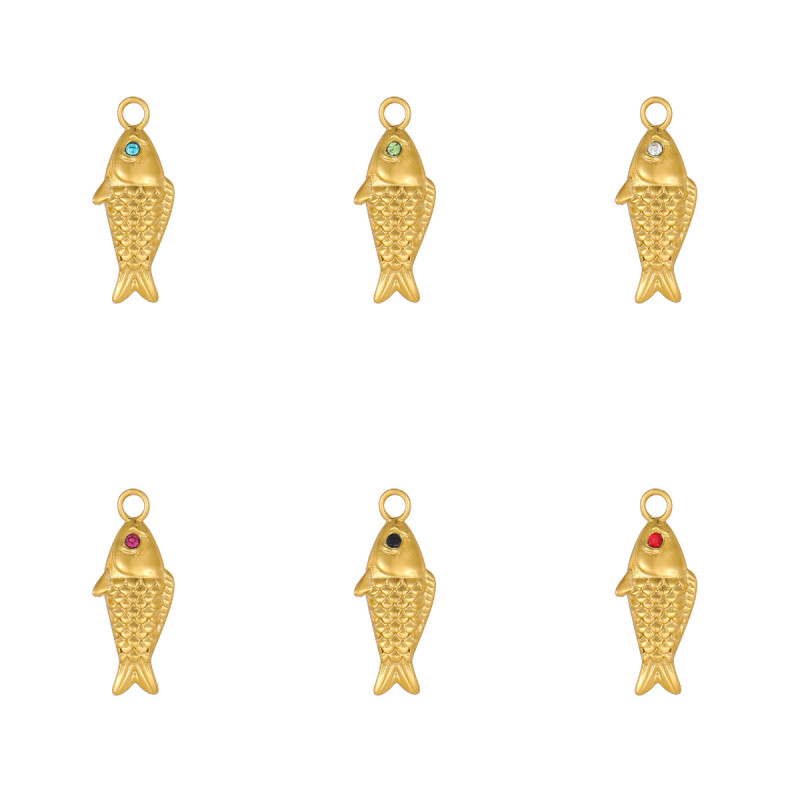 Ocean Series Pendant DIY Jewelry Accessories Mermaid Stainless Steel Pendant Accessories Jewelry Wholesale