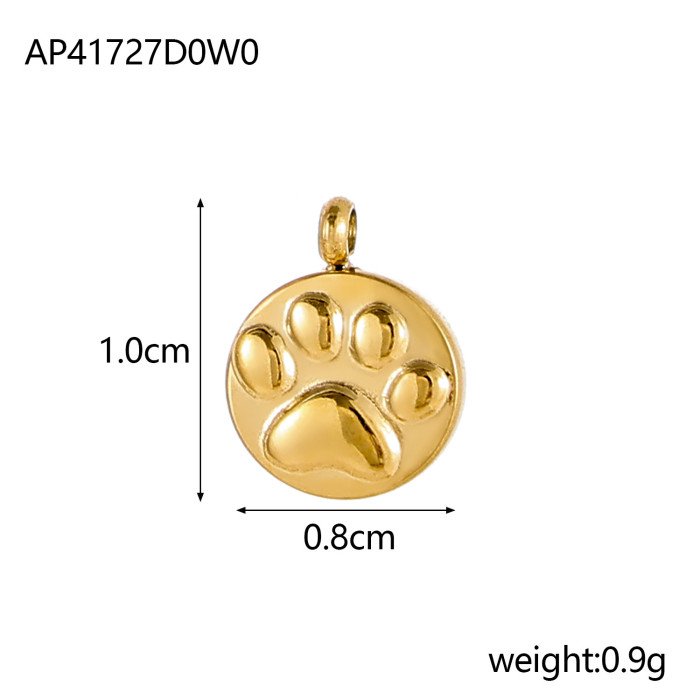 Hot Selling Electroplated Color-retaining Animal Accessories Small Pendant DIY Jewelry Hanging Accessories Earrings B...
