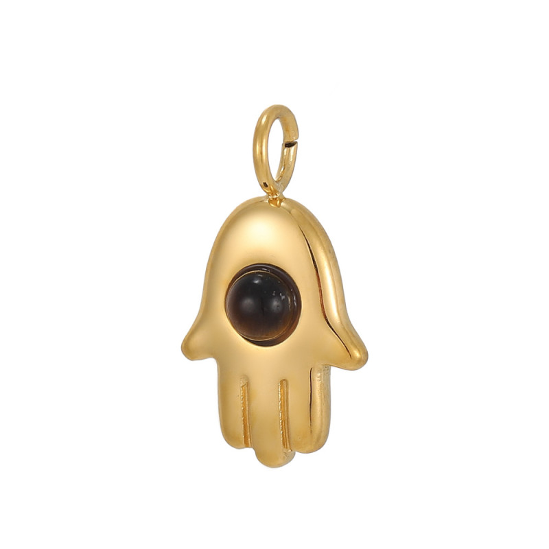 Creative Personality New Hot-Selling Niche Design Hand DIY Palm Devil's Eye Pendant Jewelry Accessories Wholesale