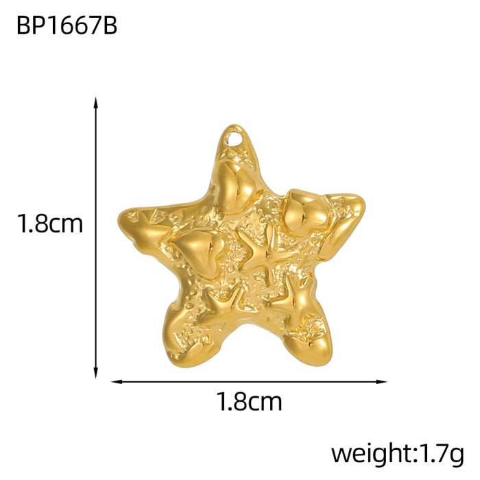 Cross-Border European and American Fashion Personality Ocean Series Shell Fish Dolphin DIY Accessories Jewelry Wholesale