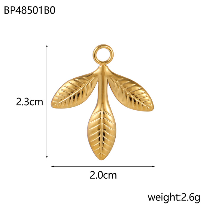 Hot Selling DIY Hair Accessories Leaf Pineapple Geometric Pendant Earrings Pendant Jewelry Wholesale