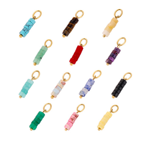 European and American Cross-Border Hot-Selling Personalized Handmade DIY Jewelry Stainless Steel Bracelet Necklace Pendant Accessories Wholesale