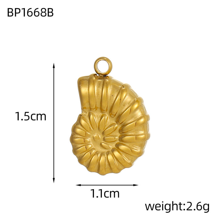 Cross-Border European and American Fashion Personality Ocean Series Shell Fish Dolphin DIY Accessories Jewelry Wholesale