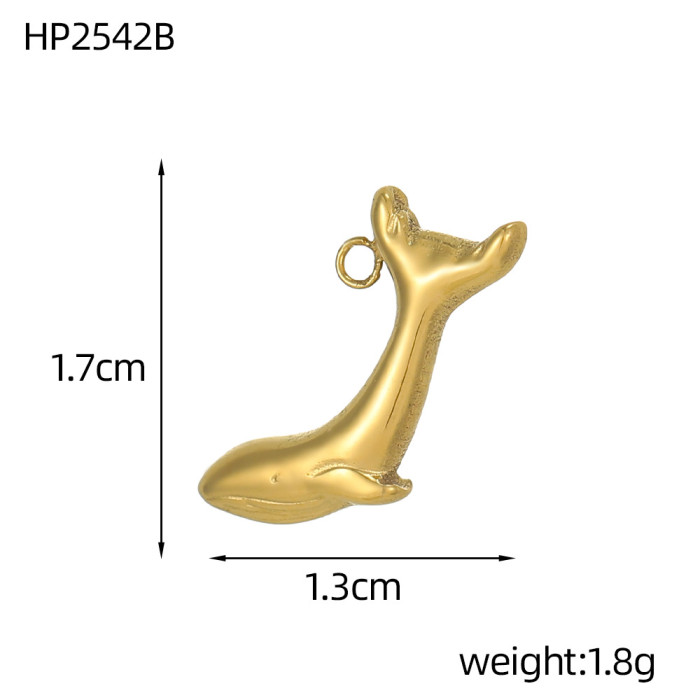 European and American Cross-Border Hot Selling Ocean Marine Series Stainless Steel Pendant Accessories Jewelry Wholesale